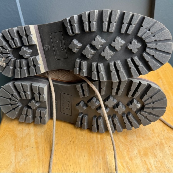 Marc Fisher Tan Crocodile-Embossed Ankle Boots - Picture 11 of 12